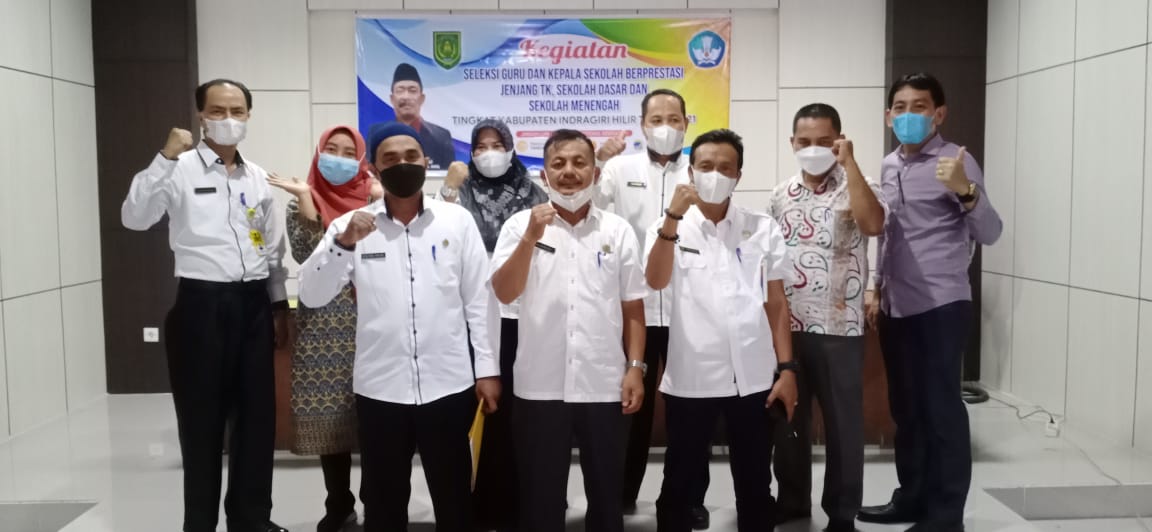 5 Tenaga Pendidik Inhil Siap Ikuti Guru dan Kepsek Berprestasi Tingkat Provinsi Riau 2021