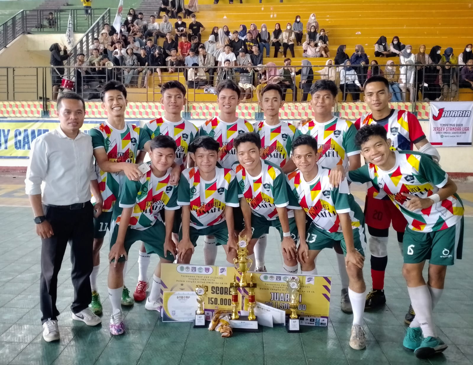Kalahkan Tim SMANSakot 0-1, Tim SMANSahul Champions Tournamen Futsal Antar SLTA Se-Inhil 2022