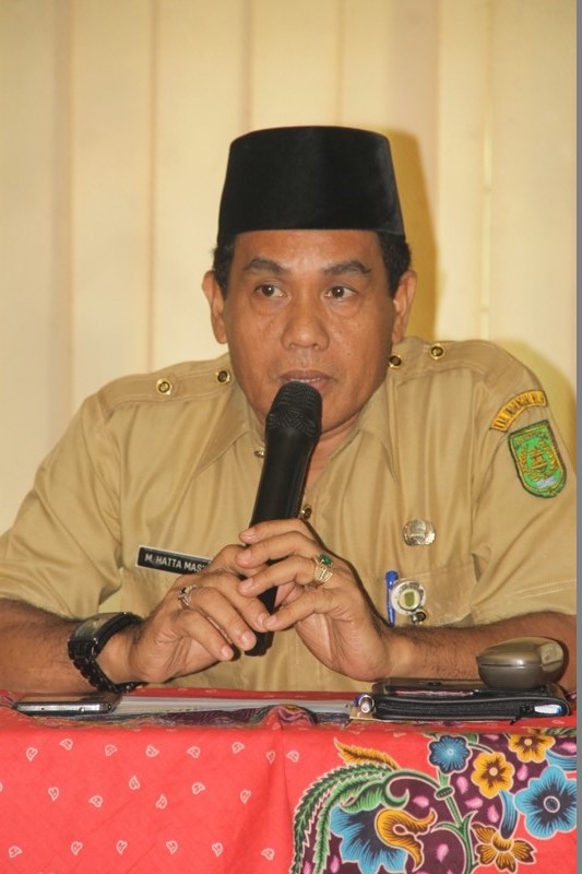 Seketaris Disdik Inhil HM Hatta Masud 2