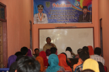 para peserta saat mengikuti arahan dari Kasi SMP